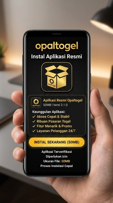 Tampilan halaman APK opaltogel